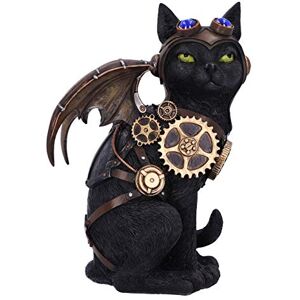 Nemesis Now Feline Flight 22.7cm Steampunk Black Cat Pilot Figurine, D5415T1 Nemesis Now Feline Flight 22.7cm Steampunk Black Cat Pilot Figurine, D5415T1