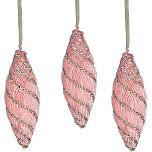 SHATCHI 3Pcs Baby Pink Nut Bauble 15cm Christmas Tree Hanging Decorations Festive Decorative Ornaments Fairy Tale Themed Xmas Tree Pendant SHATCHI 3Pcs Baby Pink Nut Bauble 15cm Christmas Tree Hanging Decorations Festive Decorative Ornaments Fairy Tale Themed Xmas Tree Pendant