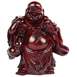 lachineuse Traditional Laughing Buddha Statue Buddha Statue 18 cm Feng Shui Decoration Chinese Zen Decorative Object for Living Room, Office Chinese Gift Idea China Asia Lucky Gift Idea lachineuse Traditional Laughing Buddha Statue Buddha Statue 18 cm Feng Shui Decoration Chinese Zen Decorative Object for Living Room, Office Chinese Gift Idea China Asia Lucky Gift Idea