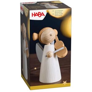 HABA Angel with Violin Christmas Wooden Decoration Made of Beech Wood Stylish Guardian Angel for Advent & Festive Atmosphere 2012294001 HABA Angel with Violin Christmas Wooden Decoration Made of Beech Wood Stylish Guardian Angel for Advent & Festive Atmosphere 2012294001