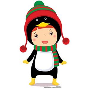 STAR CUTOUTS Ltd SC989 Mini Penguin Cardboard Cutout/Stand Up/Standee Perfect for Children's Christmas Decorations, Parties and Events Height 87cm, Multicolour STAR CUTOUTS Ltd SC989 Mini Penguin Cardboard Cutout/Stand Up/Standee Perfect for Children's Christmas Decorations, Parties and Events Height 87cm, Multicolour