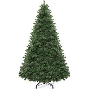 YITAHOME 6ft Artificial Christmas Tree, Realistic Christmas Pine Tree with 880 Tips, Foldable Metal Stand & Metal Frame, Easy Assembly Pops Up Christmas Tree for Home Party, 182 x Φ115cm YITAHOME 6ft Artificial Christmas Tree, Realistic Christmas Pine Tree with 880 Tips, Foldable Metal Stand & Metal Frame, Easy Assembly Pops Up Christmas Tree for Home Party, 182 x Φ115cm