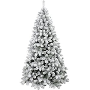 Megashopitalia Snowy Christmas Tree, Polyvinyl Chloride Synthetic PVC, White, 180 Megashopitalia Snowy Christmas Tree, Polyvinyl Chloride Synthetic PVC, White, 180