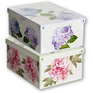 KANGURU Model Unknown - Floral Storage Box Set - Storage Box Set KANGURU Model Unknown - Floral Storage Box Set - Storage Box Set
