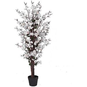 Leaf 120cm Artificial White Blossom Tree Leaf 120cm Artificial White Blossom Tree