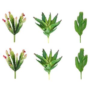 ShoppeWatch Artificial Succulent Plants Unpotted Realistic Fake Cactus Plants or Home Decor Small Artificial Plants Bathroom Plants Kitchen Decoration AF18 ShoppeWatch Artificial Succulent Plants Unpotted Realistic Fake Cactus Plants or Home Decor Small Artificial Plants Bathroom Plants Kitchen Decoration AF18