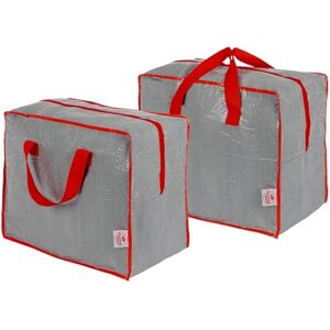 Christmas Village Christmas Decoration Storage Bag 2-Pack Durable Christmas Storage Bag for Wreath, Baubles, Lights & Tinsel Christmas Storage with Double Zipped & Carry Handles (Grey) Christmas Village Christmas Decoration Storage Bag 2-Pack Durable Christmas Storage Bag for Wreath, Baubles, Lights & Tinsel Christmas Storage with Double Zipped & Carry Handles (Grey)