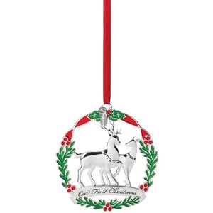 Lenox 894470 2023 Our 1st Christmas Deer Ornament Lenox 894470 2023 Our 1st Christmas Deer Ornament
