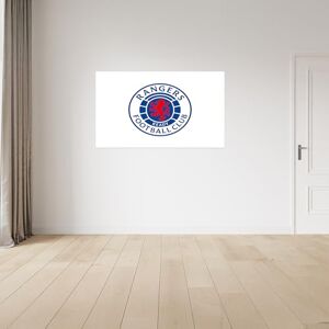 Licensed Décor Rangers Football Club Vinyl Wall Stickers Small (65cm (w) x 40cm (h) Full Colour Crest on White Licensed Décor Rangers Football Club Vinyl Wall Stickers Small (65cm (w) x 40cm (h) Full Colour Crest on White