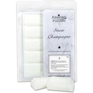 Authentic Oil Co Wax MELT Snap Bar, Wax Melts Strong Scented, 50+ Fragrance Scents - Home Fragrance, Wax Melts Scented for Wax Melt Burner & Candle Warmer, Scentsy Wax Melts - Eco Friendly Gift (Snow Champagne) 50g