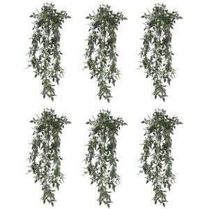 Leaf Artificial Hanging Plants Multipacks Fire Resistant UV Resistant, 6 X 76cm Angel Fern Leaf Artificial Hanging Plants Multipacks Fire Resistant UV Resistant, 6 X 76cm Angel Fern