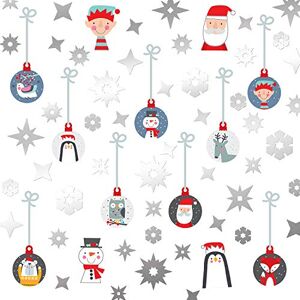 WALPLUS Wall Stickers, Christmas Decorations, Mixed, One Size WALPLUS Wall Stickers, Christmas Decorations, Mixed, One Size