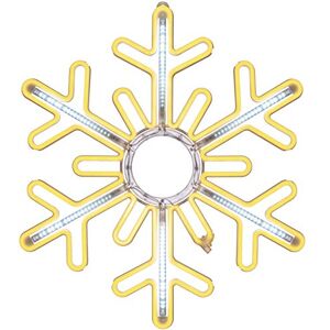 WeRChristmas Flashing Snowflake Christmas Silhouette Decoration, Warm White, 76 cm WeRChristmas Flashing Snowflake Christmas Silhouette Decoration, Warm White, 76 cm