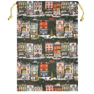 furn. Christmas Spirit Printed Velvet Xmas Sack, Multicolour, 74 x 50cm furn. Christmas Spirit Printed Velvet Xmas Sack, Multicolour, 74 x 50cm