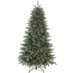 WeRChristmas Pre-Lit Colorado Blue Spruce Christmas Tree, 450 Warm White LED Lights, Green, 7 ft / 2.1 m WeRChristmas Pre-Lit Colorado Blue Spruce Christmas Tree, 450 Warm White LED Lights, Green, 7 ft / 2.1 m