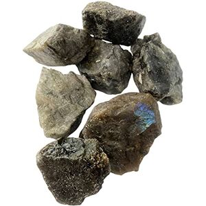 VIE Raw Rough Cut Crystals, 80-100g, Pack of 6, Labradorite VIE Raw Rough Cut Crystals, 80-100g, Pack of 6, Labradorite