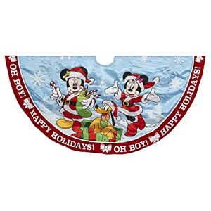 Kurt S. Adler Kurt Adler DN7166 48" Mickey & Minnie Print Satin Treeskirt,Multicolor Kurt S. Adler Kurt Adler DN7166 48" Mickey & Minnie Print Satin Treeskirt,Multicolor