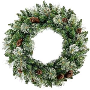 himaly 20in/ 50cm Christmas Wreath for Front Door, Artificial Xmas Hanging Door Wreath with Pine Cones, Pine Needles, Holiday Decor for Window/Fireplace/Wall himaly 20in/ 50cm Christmas Wreath for Front Door, Artificial Xmas Hanging Door Wreath with Pine Cones, Pine Needles, Holiday Decor for Window/Fireplace/Wall