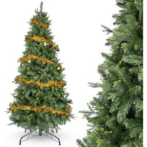 YEAUPE PRO 170cm Artificial Christmas Tree with 800 Tips, PVC + PE Sturdy Metal Base with 9m Decorative Ribbon Included Indoor and Outdoor Use YEAUPE PRO 170cm Artificial Christmas Tree with 800 Tips, PVC + PE Sturdy Metal Base with 9m Decorative Ribbon Included Indoor and Outdoor Use