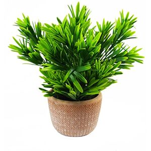 Leaf Design UK Realistic Artificial Foliage Plant with Pot, 22cm, Honey Dark Leaf Design UK Realistic Artificial Foliage Plant with Pot, 22cm, Honey Dark