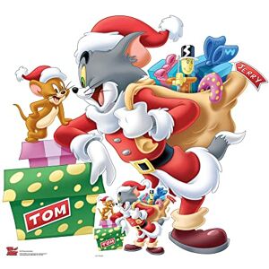 STAR CUTOUTS SC4193 – Tom and Jerry Merry Christmas Small Cardboard Cutout, Festive Decoration STAR CUTOUTS SC4193 – Tom and Jerry Merry Christmas Small Cardboard Cutout, Festive Decoration