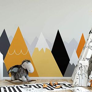 Ambiance Sticker s Scandinavian Nordic Mountains Wall Decals, DIY Home Decor, Peel and Stick Removable Stickers, Waterproof and Self Adhesive Wall Art H50 x L120 CM Ambiance Sticker s Scandinavian Nordic Mountains Wall Decals, DIY Home Decor, Peel and Stick Removable Stickers, Waterproof and Self Adhesive Wall Art H50 x L120 CM