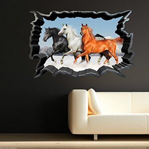 Wall Smart Designs Full Colour Wild Horses Stallion Horse Room Wall Art Sticker Decal Transfer WSD675 Wall Smart Designs Full Colour Wild Horses Stallion Horse Room Wall Art Sticker Decal Transfer WSD675