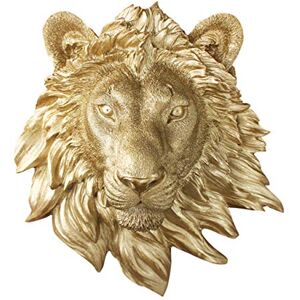 Wallcharmers Wall Charmers Lion Mini in Gold Faux Head Bust Mounted Fauxidermy Decorative Fake Resin Animal Replica Mount Taxidermy Decor Art Wallcharmers Wall Charmers Lion Mini in Gold Faux Head Bust Mounted Fauxidermy Decorative Fake Resin Animal Replica Mount Taxidermy Decor Art