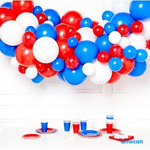 amscan 9912380 9912380 Red White & Blue DIY Latex Balloon Arch Garland Kit 78 Pieces amscan 9912380 9912380 Red White & Blue DIY Latex Balloon Arch Garland Kit 78 Pieces