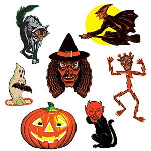Beistle Vintage Halloween Classic Cutouts Party Decorations 24 cm 41 cm Beistle Vintage Halloween Classic Cutouts Party Decorations 24 cm 41 cm