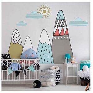 Ambiance Sticker s Scandinavian Ivka Mountains Wall Decals, DIY Home Decor, Peel and Stick Removable Stickers, Waterproof and Self Adhesive Wall Art H80 x L110 CM Ambiance Sticker s Scandinavian Ivka Mountains Wall Decals, DIY Home Decor, Peel and Stick Removable Stickers, Waterproof and Self Adhesive Wall Art H80 x L110 CM