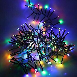 SHATCHI 480 Christmas Tree Cluster Lights Multifunction 8 Light Modes, Timer Green Cable Indoor/Outdoor Low Voltage Holiday Home Decorations, Multicolour SHATCHI 480 Christmas Tree Cluster Lights Multifunction 8 Light Modes, Timer Green Cable Indoor/Outdoor Low Voltage Holiday Home Decorations, Multicolour