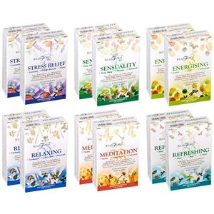 STAMFORD INC. STAMFORD 37360 Aromatherapy Variety Set Incense Cones-12 Packs x 15 Cones, Black, One Size STAMFORD INC. STAMFORD 37360 Aromatherapy Variety Set Incense Cones-12 Packs x 15 Cones, Black, One Size