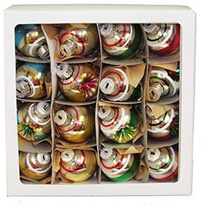 Kurt S. Adler Kurt Adler 30mm Solid and Reflector Glass Ball Set of 16 Ornament Set, 16 Piece Kurt S. Adler Kurt Adler 30mm Solid and Reflector Glass Ball Set of 16 Ornament Set, 16 Piece