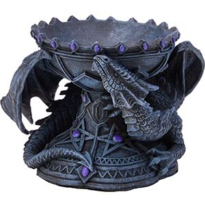 Nemesis Now Dragon Crystal Ball Holder, Resin, Grey, 18cm Nemesis Now Dragon Crystal Ball Holder, Resin, Grey, 18cm