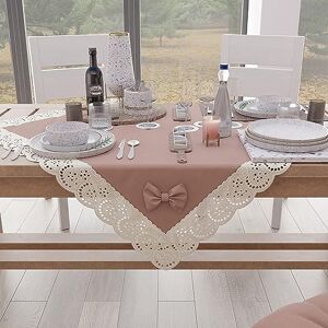 PETTI Artigiani Italiani - Elegant Cotton Centerpiece - Kitchen Table Decor - 95x95cm PETTI Artigiani Italiani - Elegant Cotton Centerpiece - Kitchen Table Decor - 95x95cm