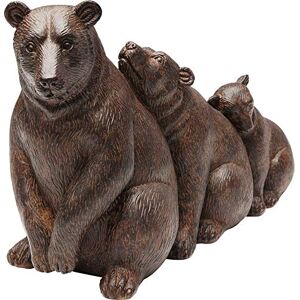 KARE Design Deco Figurine Relaxed Bear Family, Brown, Handmade, Animal Sculpture, Gift Idea, Table Decoration, Room Decor, Home Decor, Living Room, Bedroom, Hallway, 20x32x13cm (H/W/D) KARE Design Deco Figurine Relaxed Bear Family, Brown, Handmade, Animal Sculpture, Gift Idea, Table Decoration, Room Decor, Home Decor, Living Room, Bedroom, Hallway, 20x32x13cm (H/W/D)