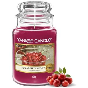 Yankee Candle Scented Candle Cranberry Chutney Large Jar Long Burning Candles: up to 150 Hours Perfect Christmas Gifts for Women Yankee Candle Scented Candle Cranberry Chutney Large Jar Long Burning Candles: up to 150 Hours Perfect Christmas Gifts for Women