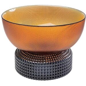 KARE Design Deco Vase Marvelous Duo, Amber, Grey, Decorative Vase for Flowers, Modern, Room Decor, Home Decor, Table Decoration for Living Room, Bedroom, Home Office, 22x28x28 cm (H/W/D) KARE Design Deco Vase Marvelous Duo, Amber, Grey, Decorative Vase for Flowers, Modern, Room Decor, Home Decor, Table Decoration for Living Room, Bedroom, Home Office, 22x28x28 cm (H/W/D)