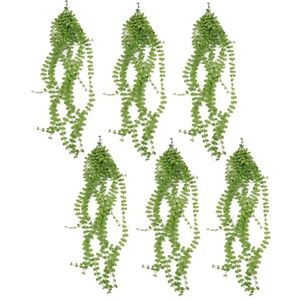 Leaf Artificial Hanging Plants Multipacks Fire Resistant UV Resistant, 6 X 92cm Pearl String Leaf Artificial Hanging Plants Multipacks Fire Resistant UV Resistant, 6 X 92cm Pearl String