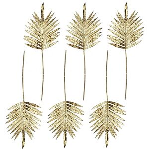 Gold Monstera Leaves - Artificial, Pack of 6, 95cm Gold Monstera Leaves - Artificial, Pack of 6, 95cm