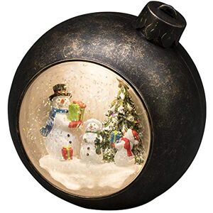 Konstsmide LED Snow Globe Snowman Scene, Water Filled/for Indoor Use (IP20) / Battery Operated: 3xAA 1.5V (excl.) / Christmas Lantern 1 Warm White Diodes, Plastic/Copper, Brown Konstsmide LED Snow Globe Snowman Scene, Water Filled/for Indoor Use (IP20) / Battery Operated: 3xAA 1.5V (excl.) / Christmas Lantern 1 Warm White Diodes, Plastic/Copper, Brown