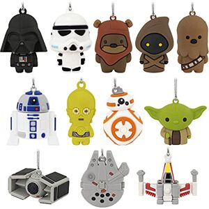 Hallmark Star Wars Countdown Calendar Miniature Christmas Tree Set With 12 Mini Ornaments, May The 4th Be With You Hallmark Star Wars Countdown Calendar Miniature Christmas Tree Set With 12 Mini Ornaments, May The 4th Be With You
