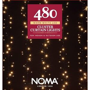 Noma Christmas Cluster Curtain Light, 480 Warm White LED's, 1.92 m Noma Christmas Cluster Curtain Light, 480 Warm White LED's, 1.92 m