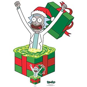 STAR CUTOUTS SC4178 – Rick Christmas Surprise Rick & Morty Lifesize Cardboard Cutout, Festive Party Decoration STAR CUTOUTS SC4178 – Rick Christmas Surprise Rick & Morty Lifesize Cardboard Cutout, Festive Party Decoration