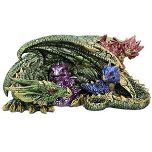 Nemesis Now Hatchling Horde Dragon Figurine, Green, 17.3cm Nemesis Now Hatchling Horde Dragon Figurine, Green, 17.3cm