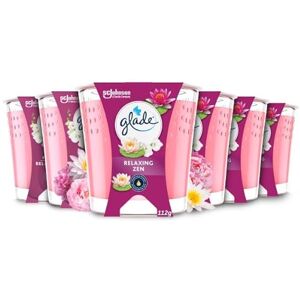 glade Jar Candle, Scented Candle Infused with Essential Oils, Up to 27 Hours, Relaxing Zen, Pack of 6 (6 x 112g) glade Jar Candle, Scented Candle Infused with Essential Oils, Up to 27 Hours, Relaxing Zen, Pack of 6 (6 x 112g)