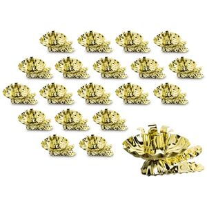 Idena 31891 Christmas Tree Candle Holder for Christmas Tree, Pack of 20 in Gold, Vintage Metal Candle Holder with Clip for Branches up to 1.5 cm Thick Idena 31891 Christmas Tree Candle Holder for Christmas Tree, Pack of 20 in Gold, Vintage Metal Candle Holder with Clip for Branches up to 1.5 cm Thick