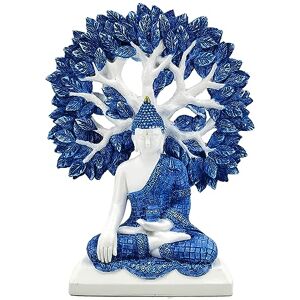 Puckator White & Blue Thai Buddha Tree of Life Cute Room Decor Aesthetic Feng Shui Meditation Accessories Garden Ornaments Shelf Desk Decorations Mindfulness Home Gifts Statues Puckator White & Blue Thai Buddha Tree of Life Cute Room Decor Aesthetic Feng Shui Meditation Accessories Garden Ornaments Shelf Desk Decorations Mindfulness Home Gifts Statues