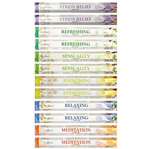 STAMFORD INC. Stamford London 37334 Aromatherapy Variety Set Incense Sticks 12 Packs x 20 Sticks STAMFORD INC. Stamford London 37334 Aromatherapy Variety Set Incense Sticks 12 Packs x 20 Sticks